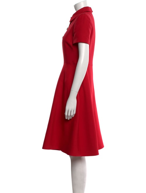 Valentino Virgin Wool Midi Length Dress