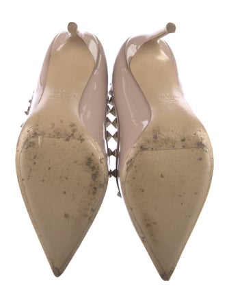 Valentino Rockstud Accents Patent Leather Pumps