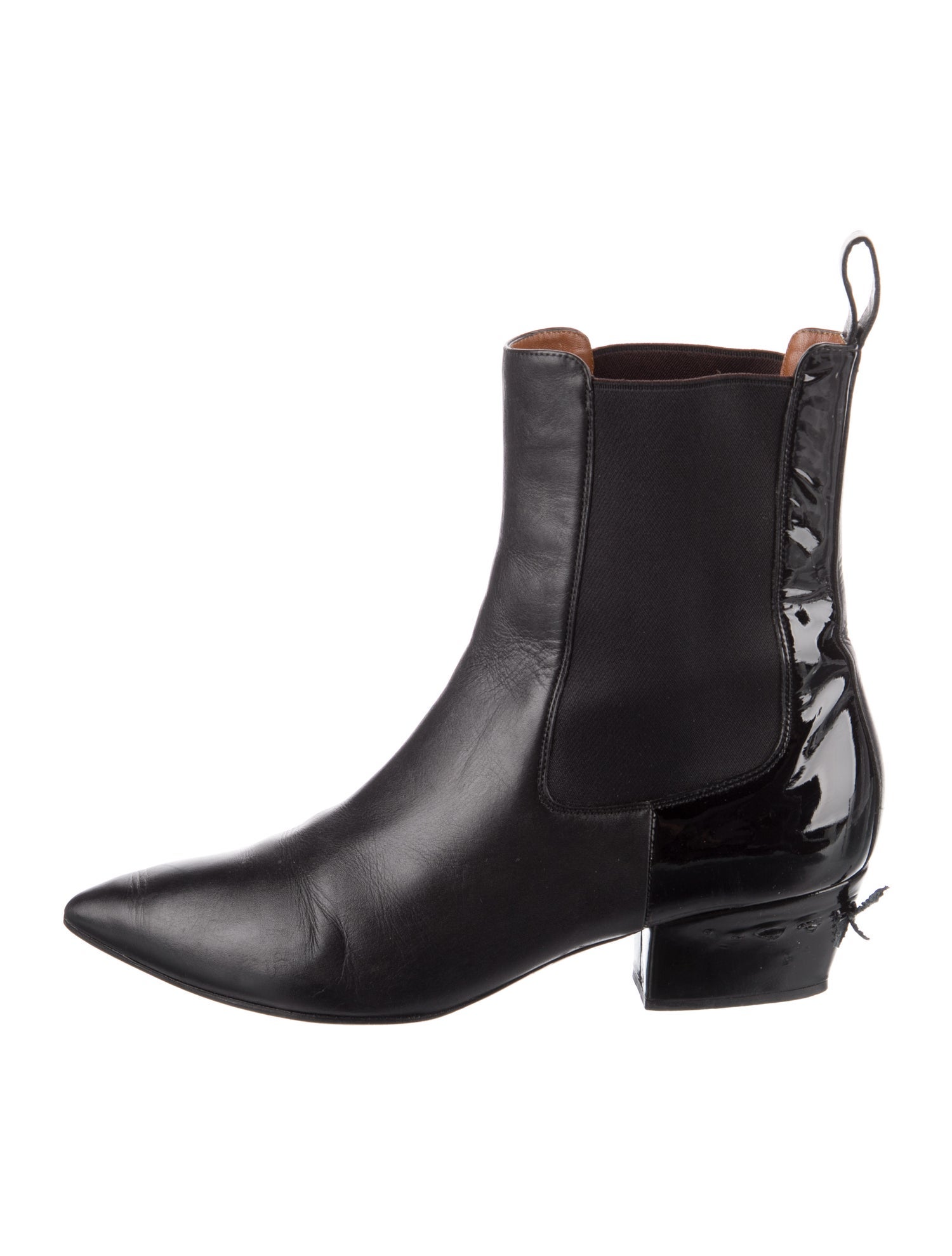 Valentino Leather Chelsea Boots