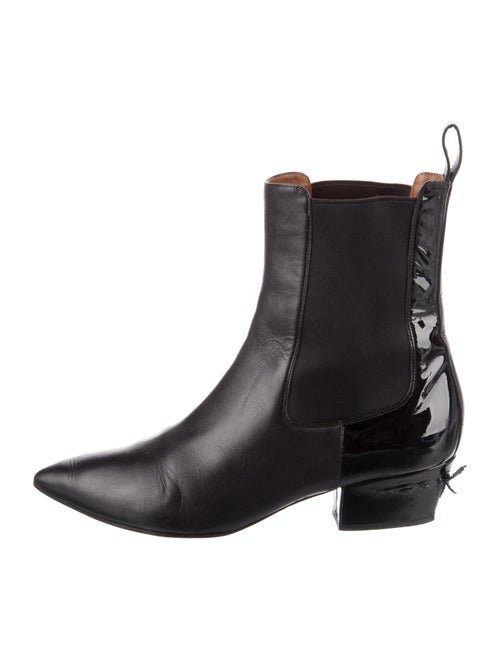 Valentino Leather Chelsea Boots