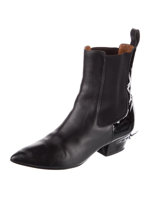 Valentino Leather Chelsea Boots