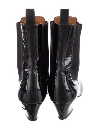 Valentino Leather Chelsea Boots