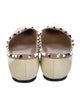 Valentino Rockstud Accents Patent Leather Ballet Flats