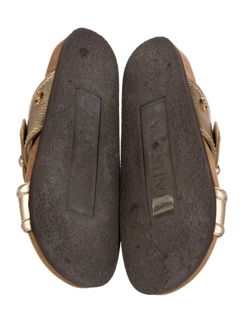 Valentino Leather Slides