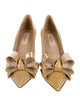 Valentino Patent Leather Bow Accents Pumps