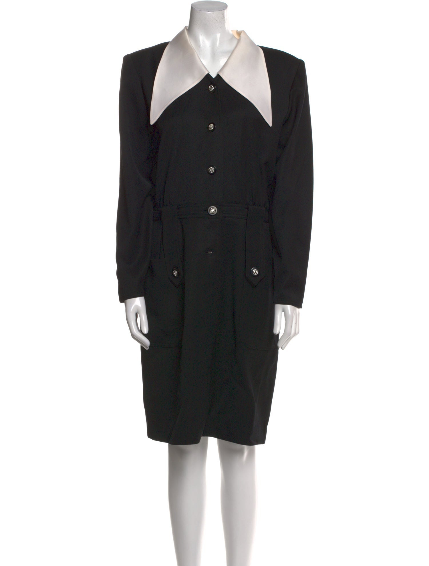 Valentino Wool Knee-Length Dress