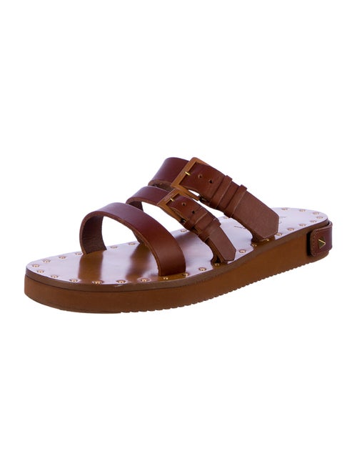 Valentino Leather Slides