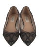 Valentino Mesh Patterned Ballet Flats