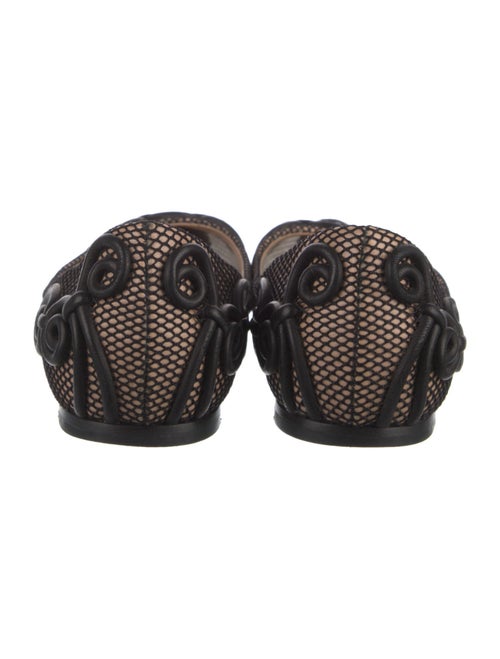 Valentino Mesh Patterned Ballet Flats