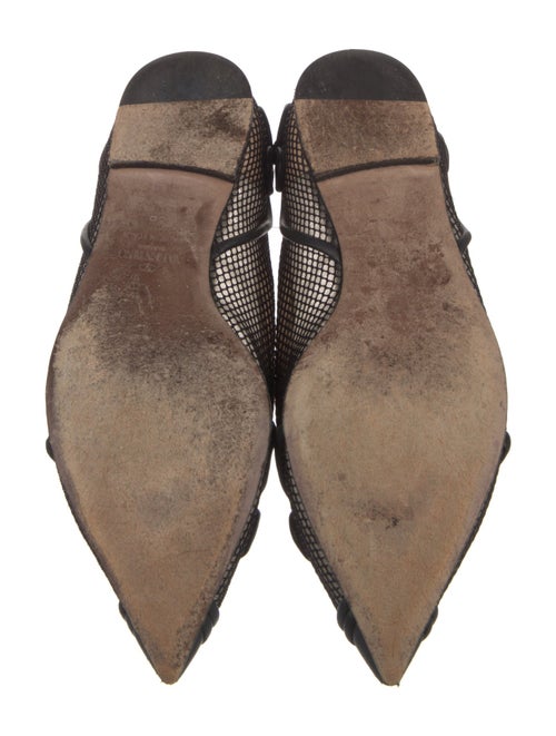 Valentino Mesh Patterned Ballet Flats