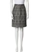 Valentino Tweed Pattern Knee-Length Skirt