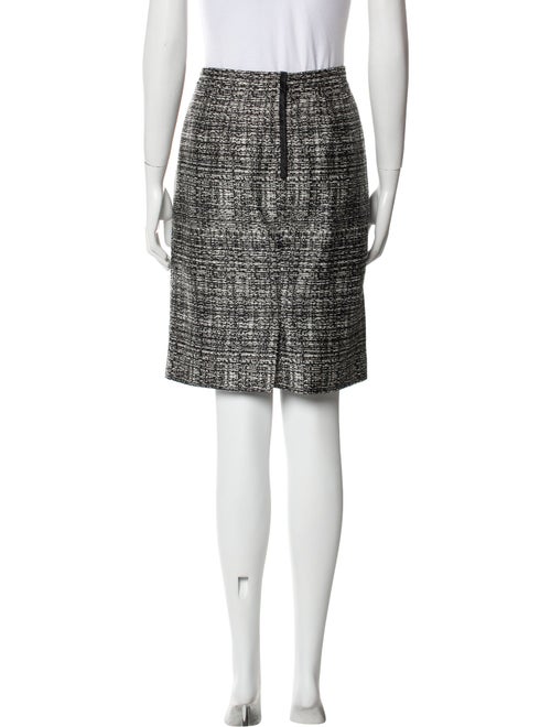 Valentino Tweed Pattern Knee-Length Skirt