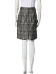 Valentino Tweed Pattern Knee-Length Skirt