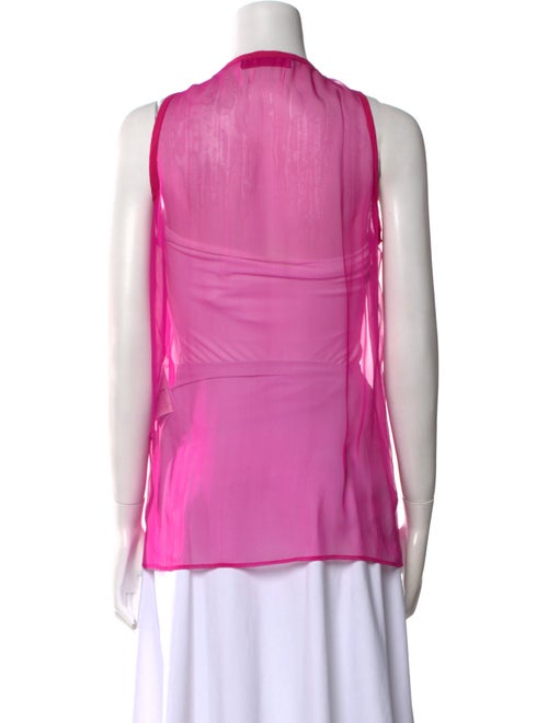 Valentino Silk Scoop Neck Top