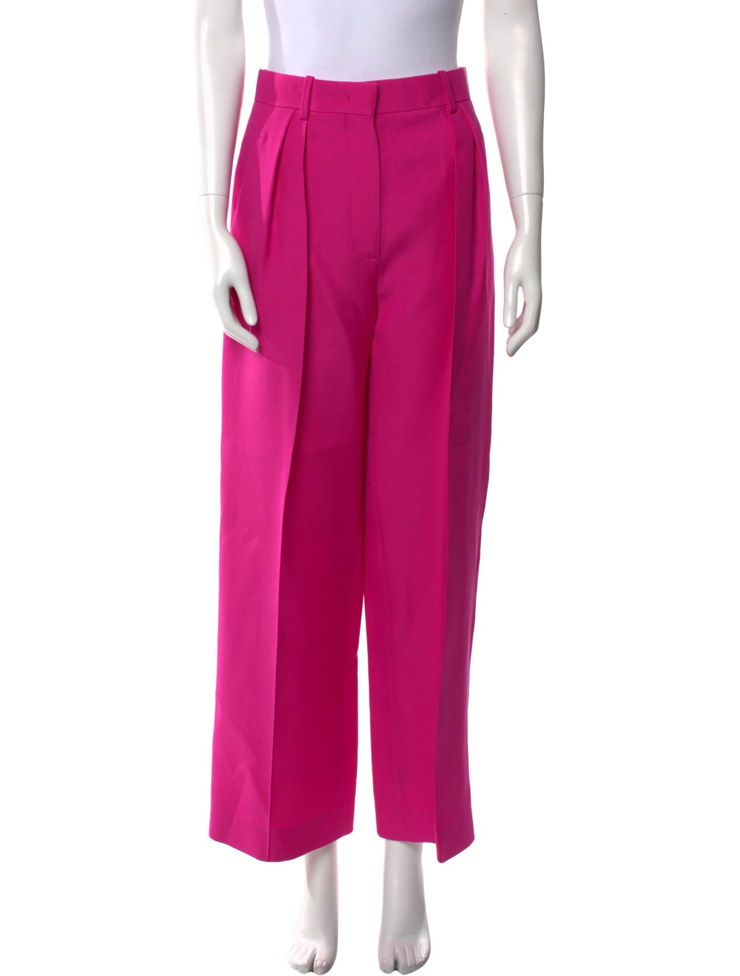 Valentino Virgin Wool Wide Leg Pants