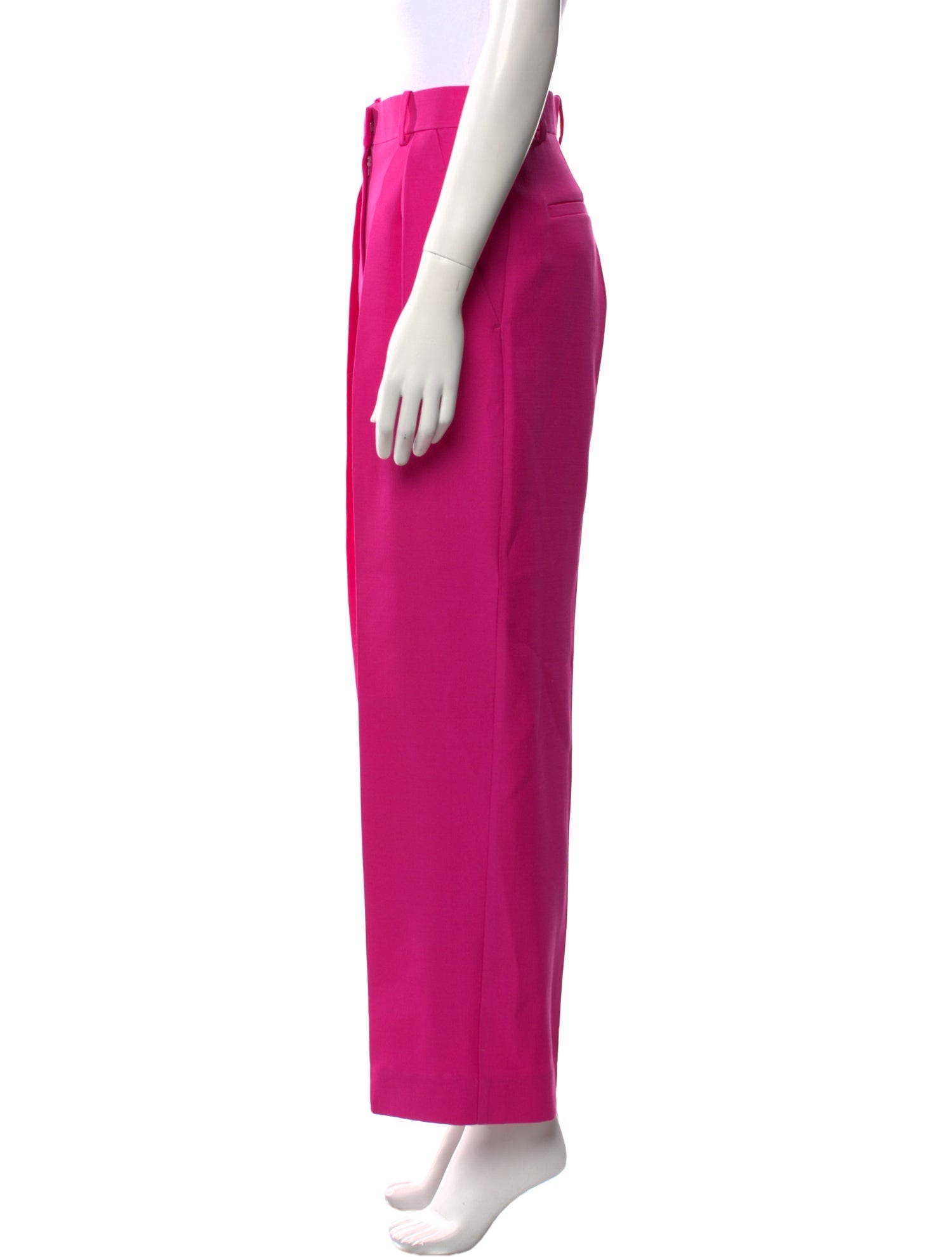 Valentino Virgin Wool Wide Leg Pants