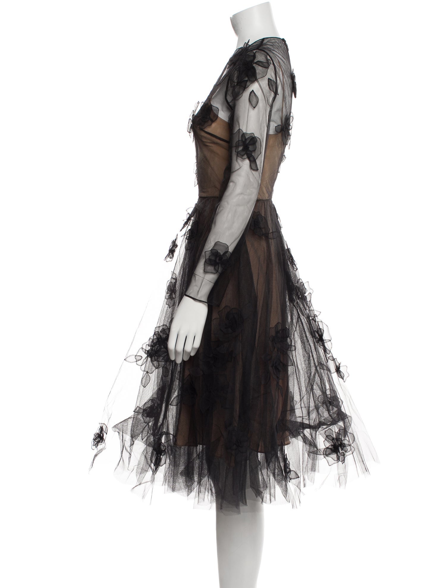 Valentino Graphic Print Midi Length Dress