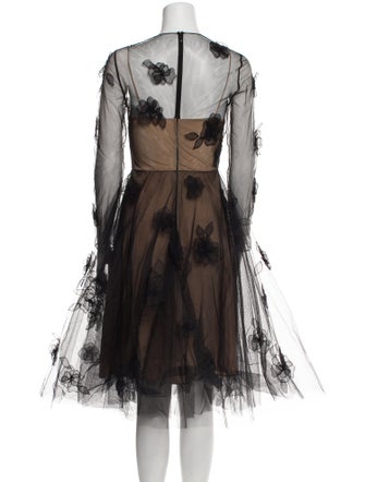 Valentino Graphic Print Midi Length Dress