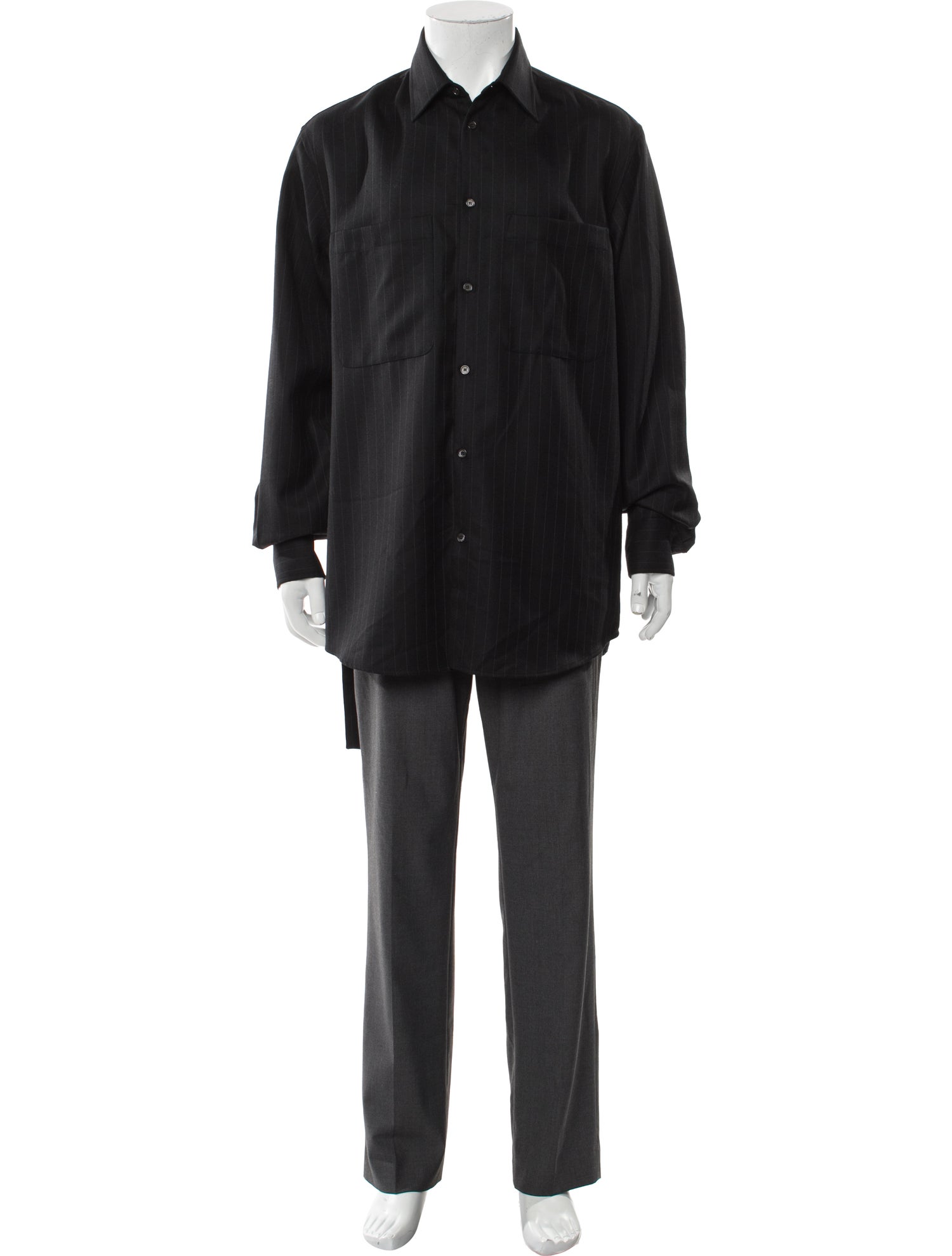 Valentino Wool Long Sleeve Shirt