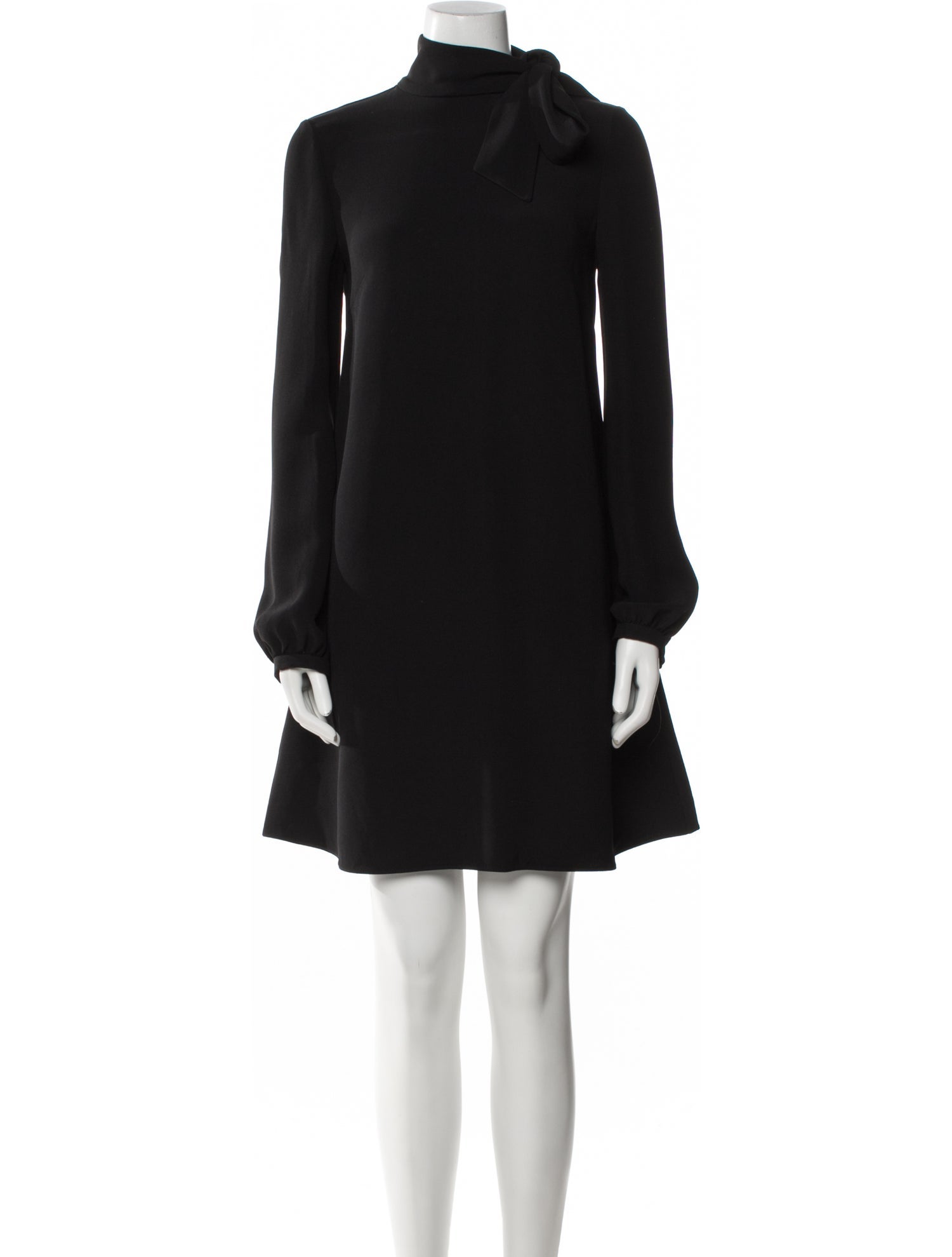 Valentino Mock Neck Mini Dress