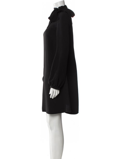 Valentino Mock Neck Mini Dress