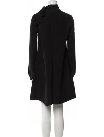 Valentino Mock Neck Mini Dress