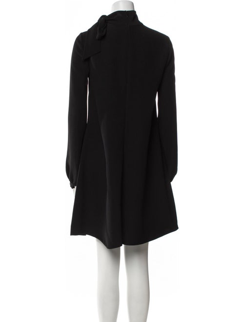Valentino Mock Neck Mini Dress