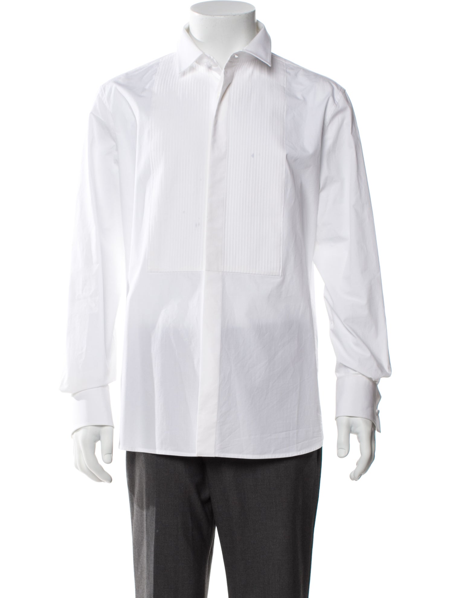 Valentino Long Sleeve Tuxedo Shirt