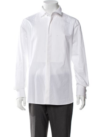 Valentino Long Sleeve Tuxedo Shirt