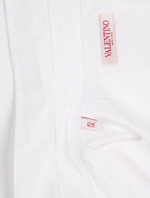 Valentino Long Sleeve Tuxedo Shirt