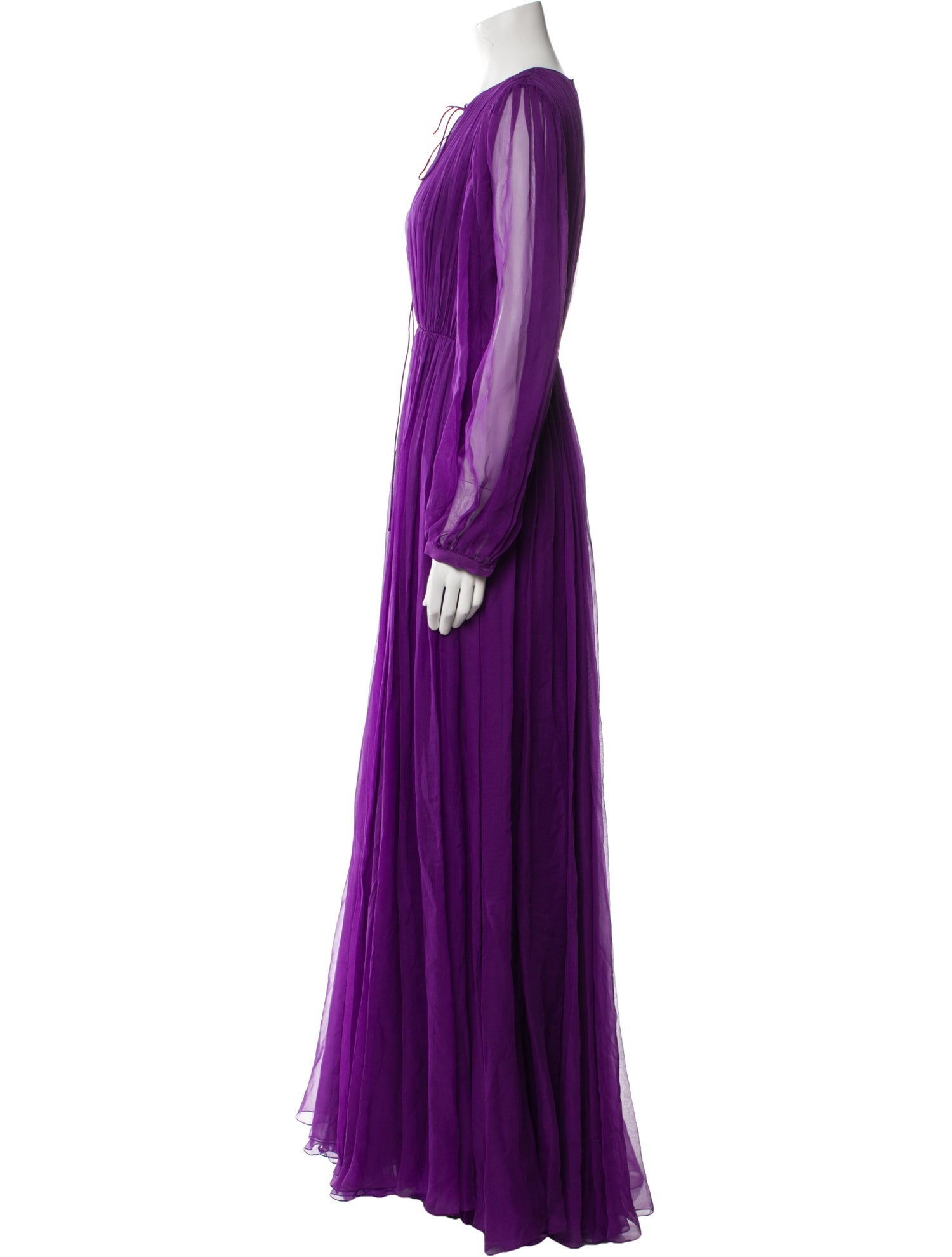 Valentino Silk Long Dress