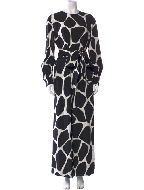 Valentino Silk Printed Jumpsuit