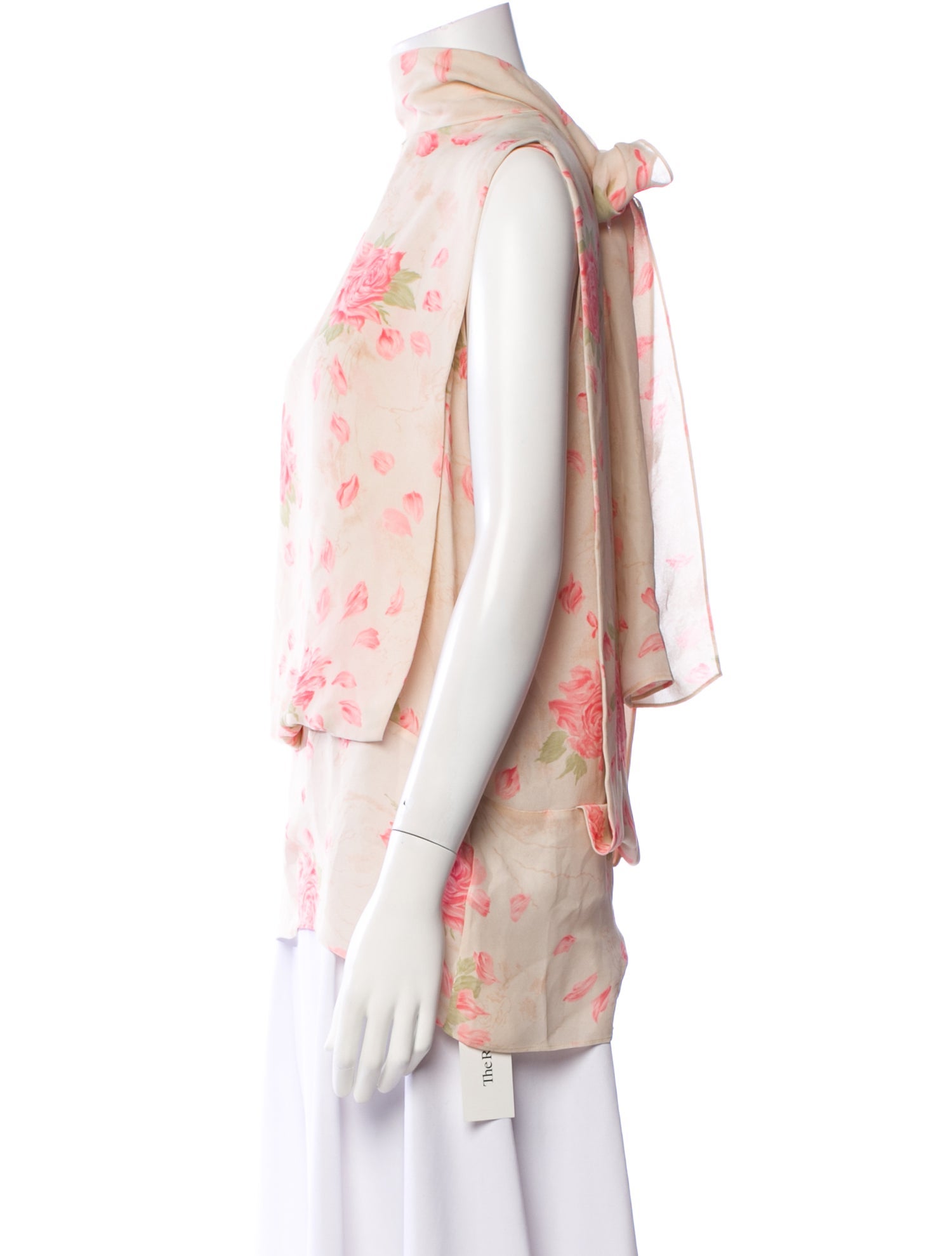 Valentino Silk Floral Print Blouse