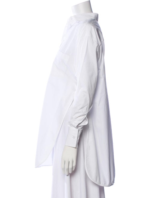 Valentino Long Sleeve Button-Up Top