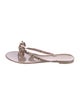 Valentino Rockstud Accents Rubber Flip Flops