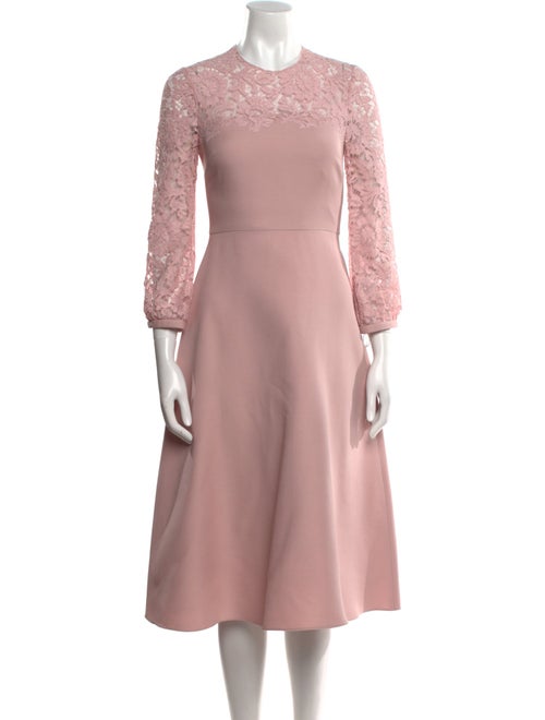Valentino Virgin Wool Midi Length Dress