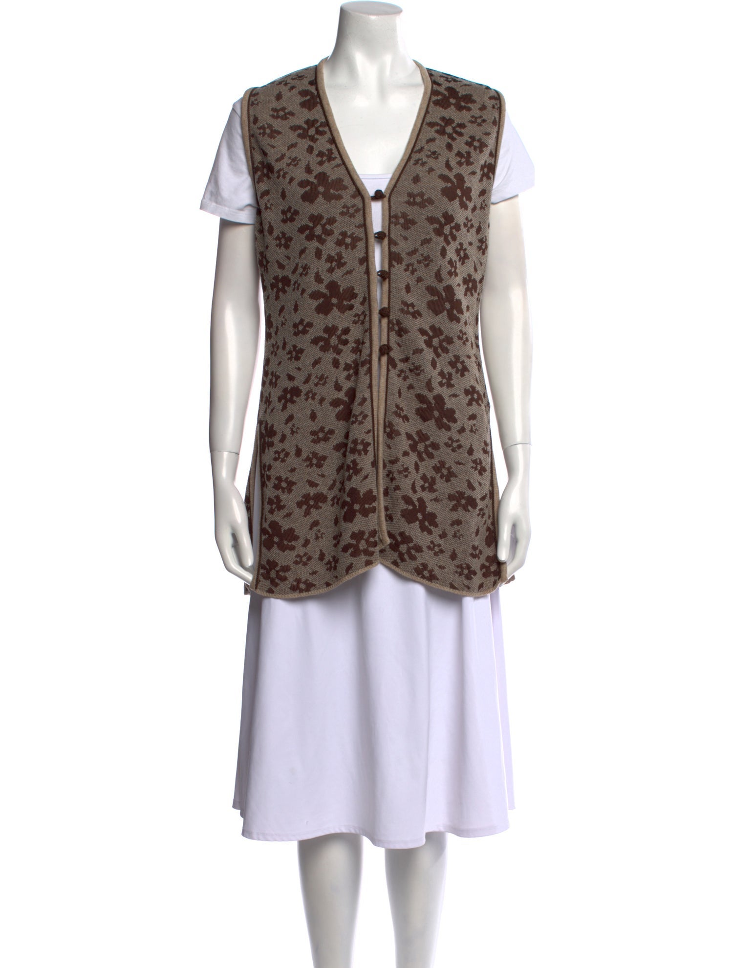 Valentino Vintage V-Neck Sweater