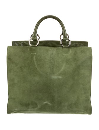 Valentino Suede Top Handle Bag