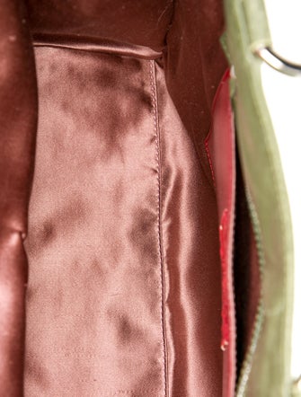 Valentino Suede Top Handle Bag