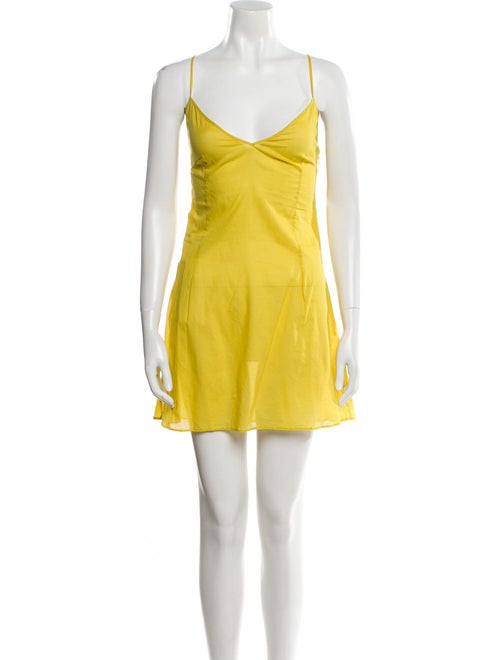 Valentino V-Neck Mini Dress