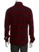 Valentino Plaid Print Long Sleeve Western Shirt