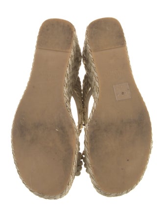 Valentino Rockstud Accents Leather Espadrilles