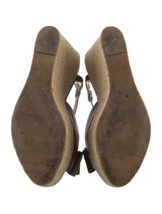 Valentino Rockstud Accents Leather Espadrilles