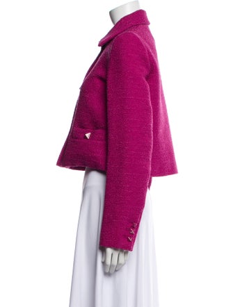 Valentino Virgin Wool Tweed Pattern Evening Jacket