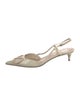 Valentino Leather Slingback Pumps