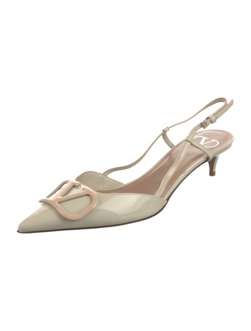 Valentino Leather Slingback Pumps