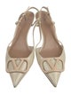 Valentino Leather Slingback Pumps