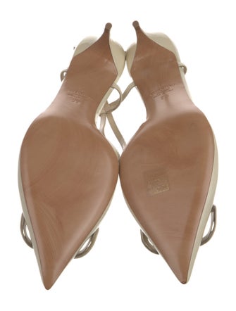 Valentino Leather Slingback Pumps