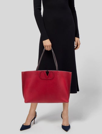 Valentino Leather Tote