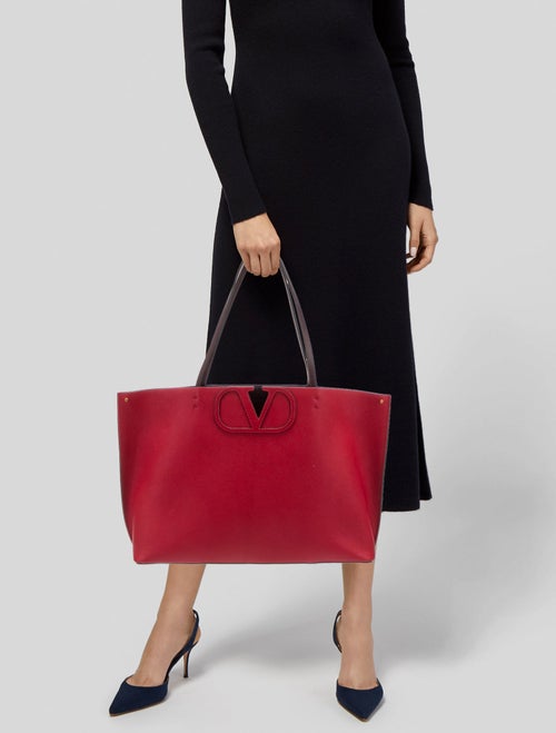 Valentino Leather Tote
